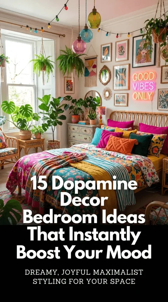 15 Dopamine Decor Bedroom Ideas 